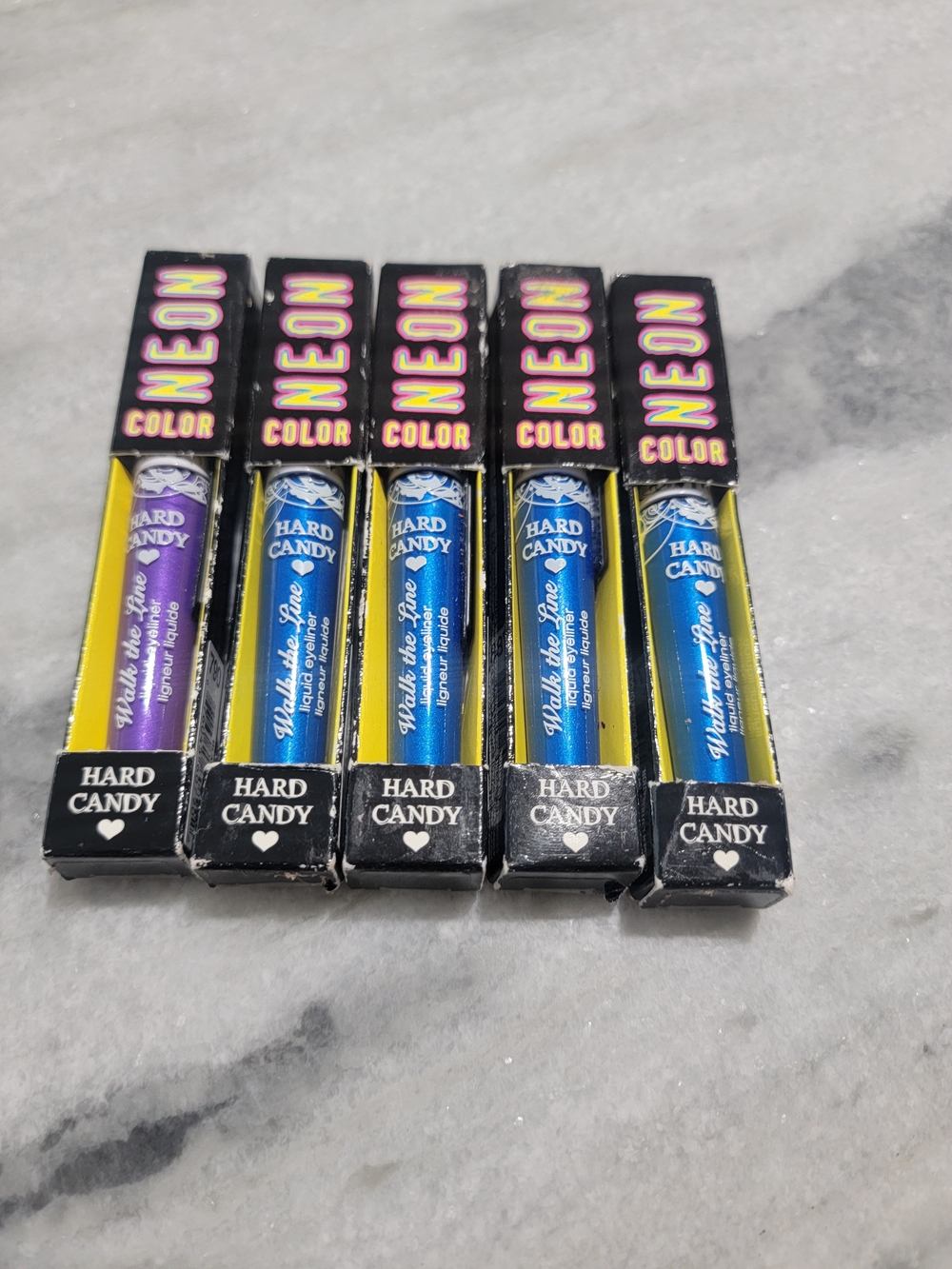 Hard Candy Neon Color Party Lipstick Set - Purple & Blue
